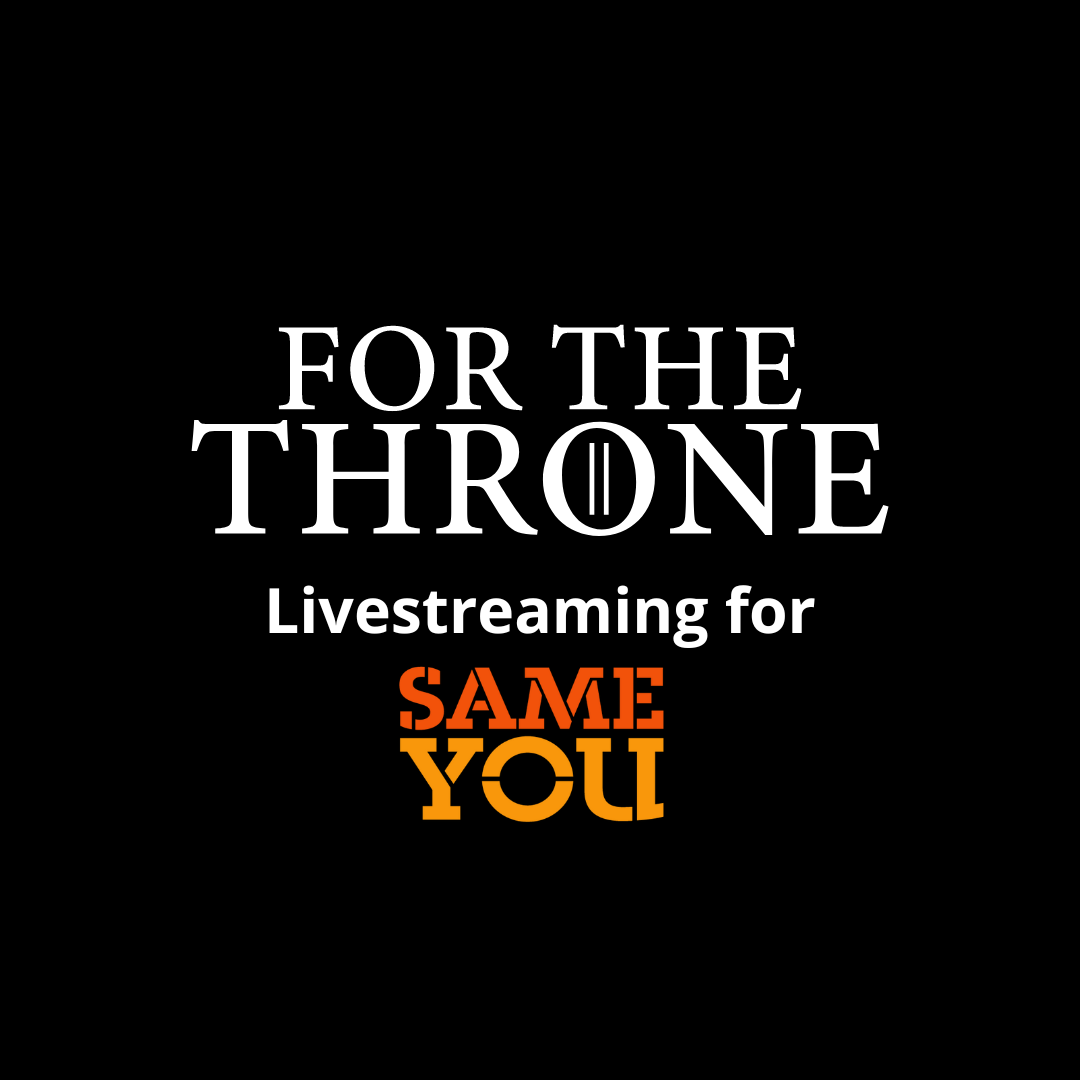 For The Throne title with livestreaming for SY